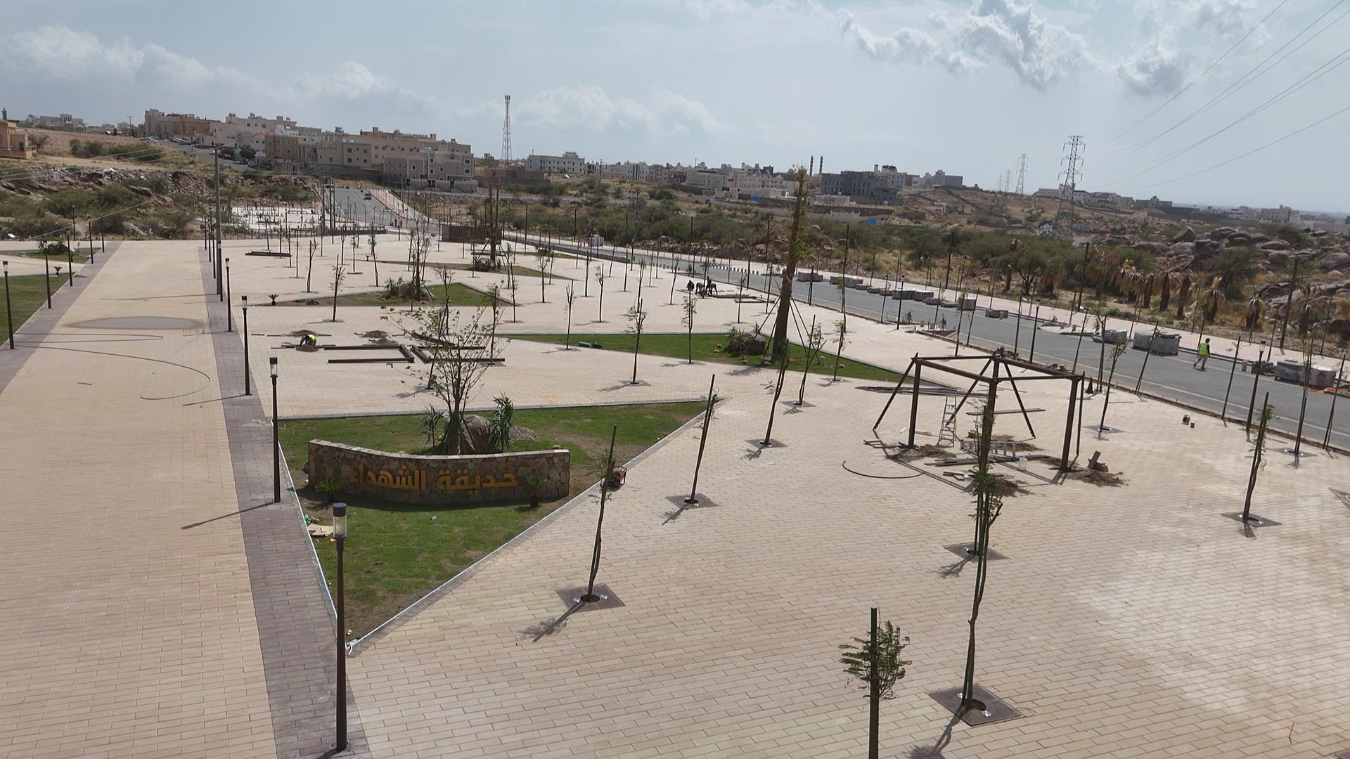 مشروع صيانة حديقة الشهداء - الواديين